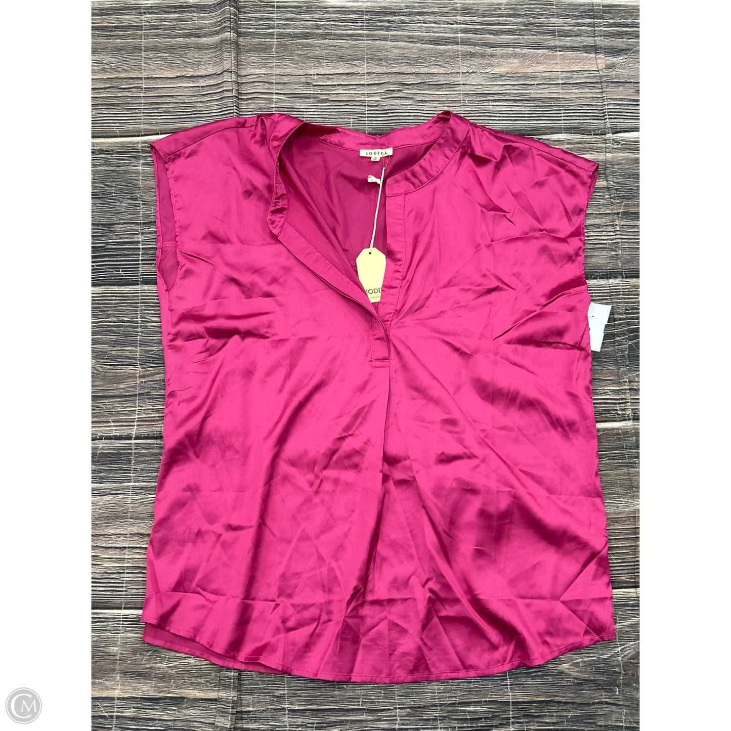 Top Short Sleeve By Jodifl In Pink, Size: M