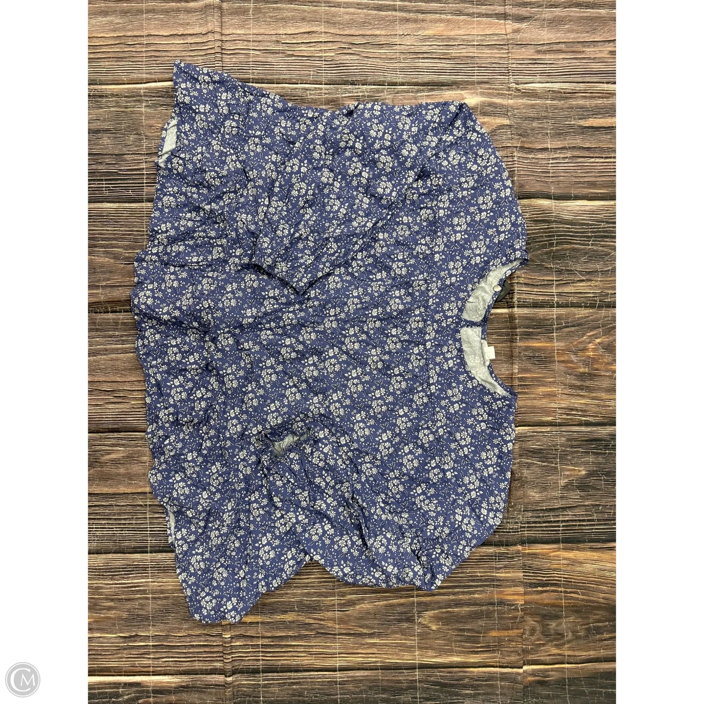 Top Long Sleeve By Chicsoul In Blue, Size: 3x