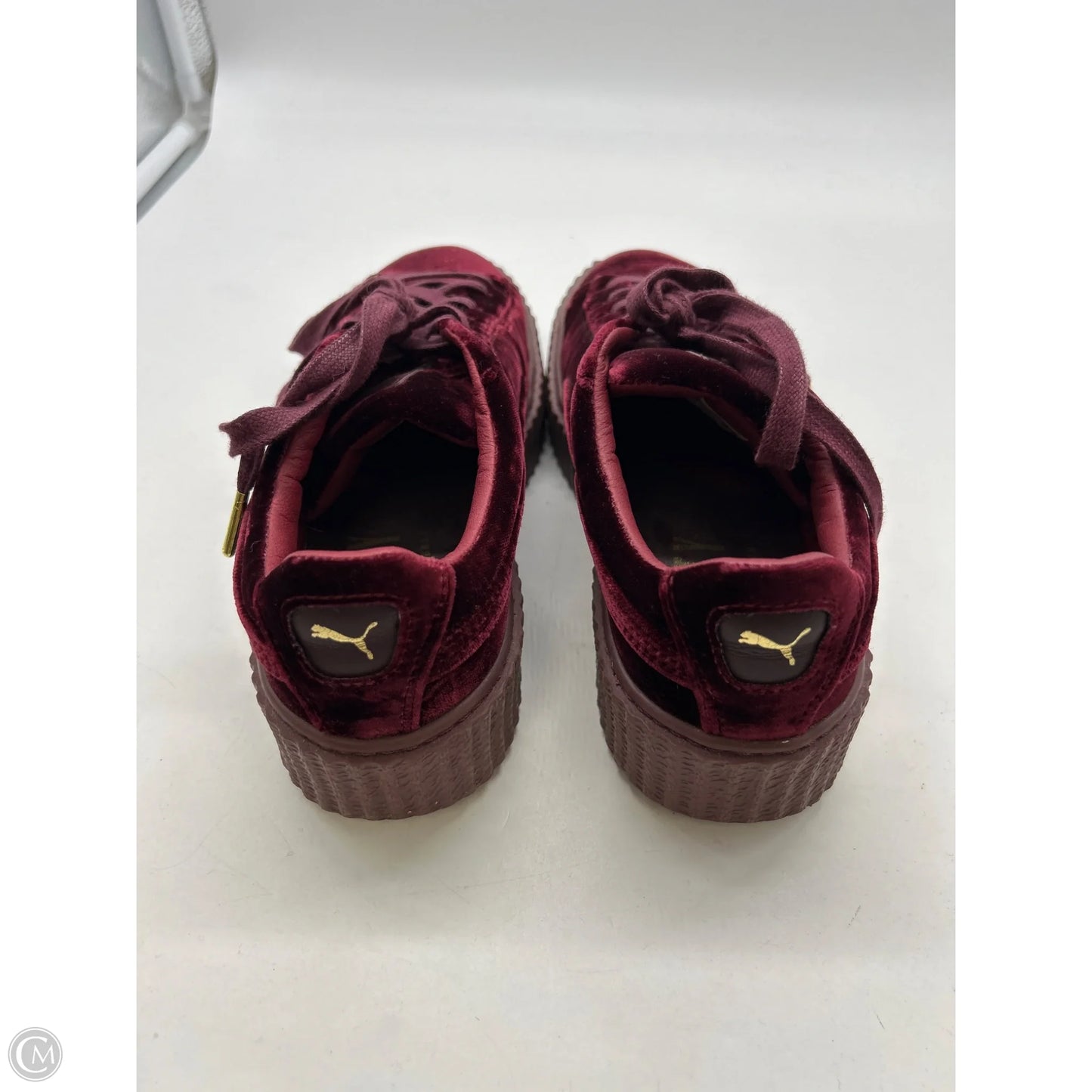 Shoes Sneakers By Puma In Maroon, Size: 8