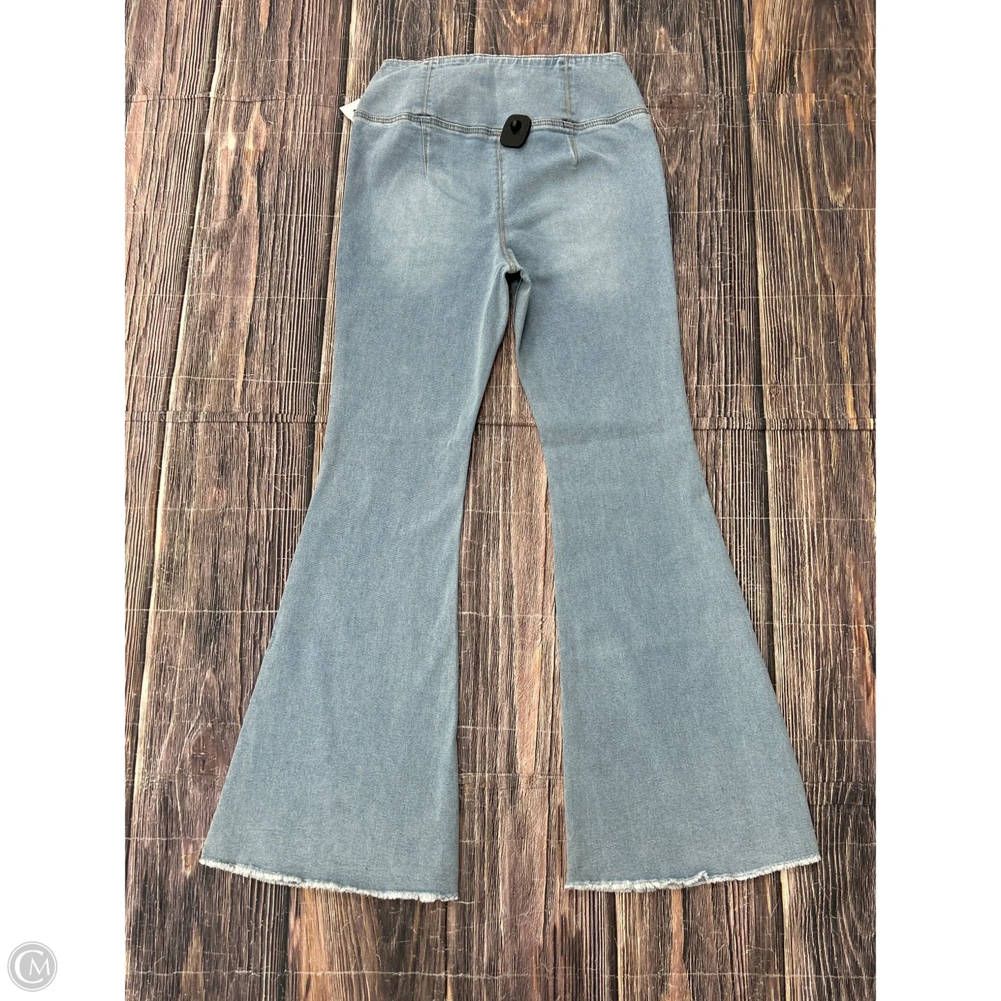 Jeans Flared By Vanilla Star In Blue Denim, Size: L