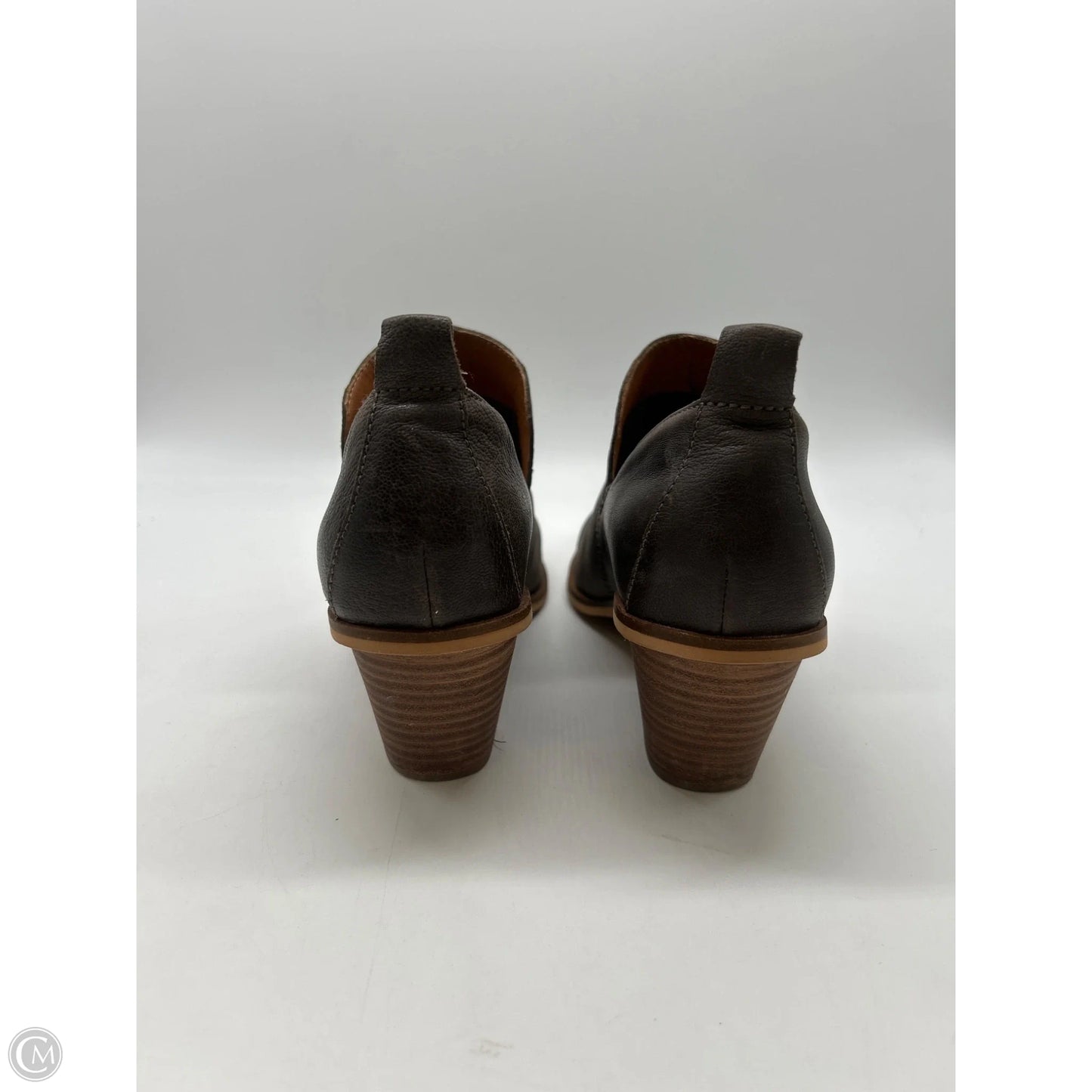 Boots Ankle Heels By Lucky Brand In Brown, Size: 9.5
