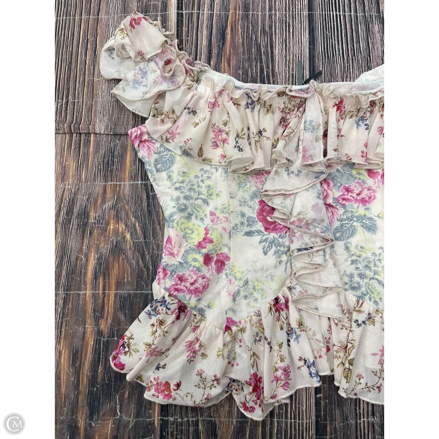 Tank Top By Anthropologie In Floral Print, Size: Xl