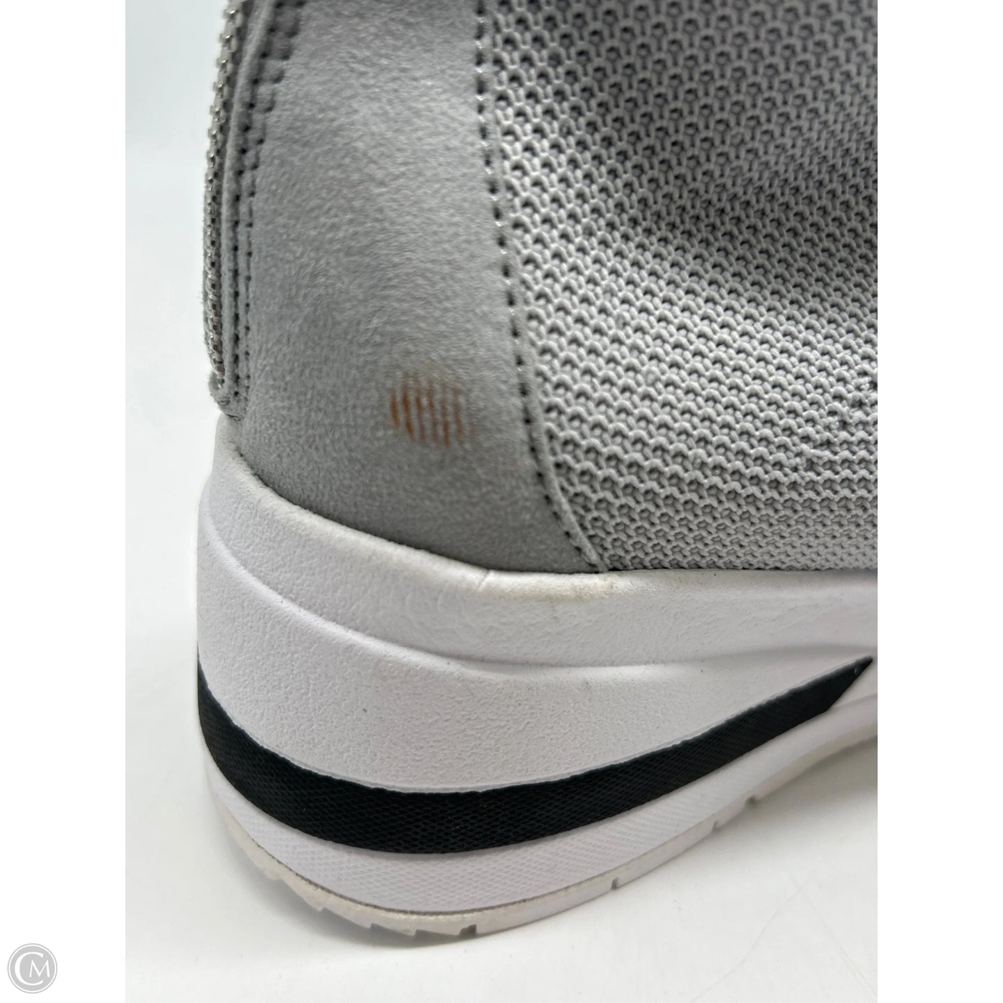 Shoes Heels Wedge By Marc Fisher In Grey, Size: 8