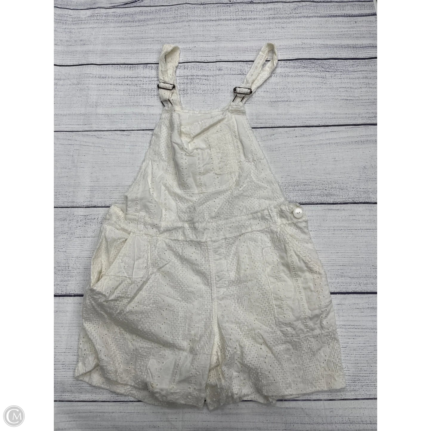 Shortalls By Free People In White, Size: 12
