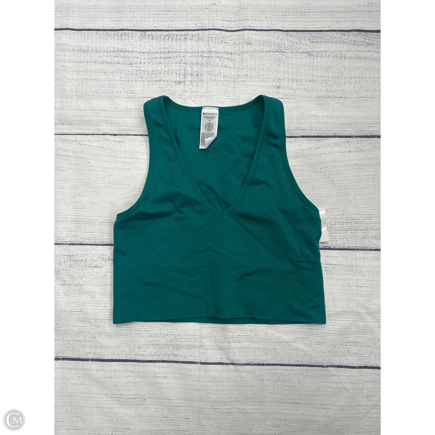 Athletic Tank Top By Athleta In Green, Size: M