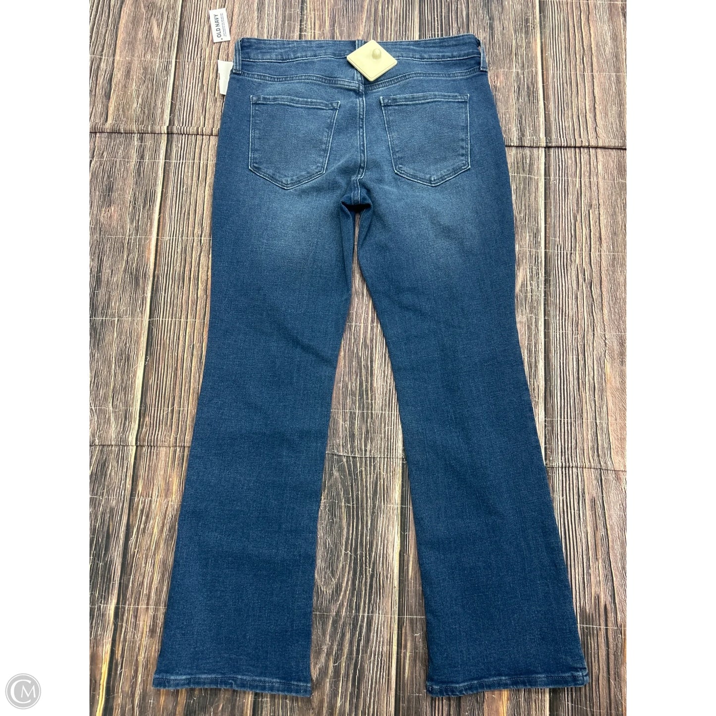 Jeans Boot Cut By Old Navy In Blue Denim, Size: 8 Short