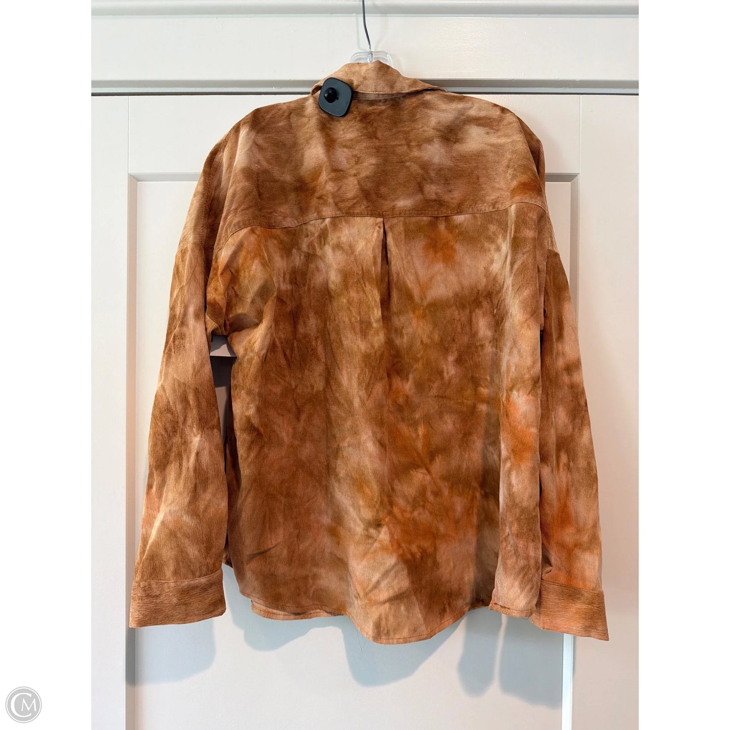 Top Long Sleeve By Wishlist In Orange, Size: M