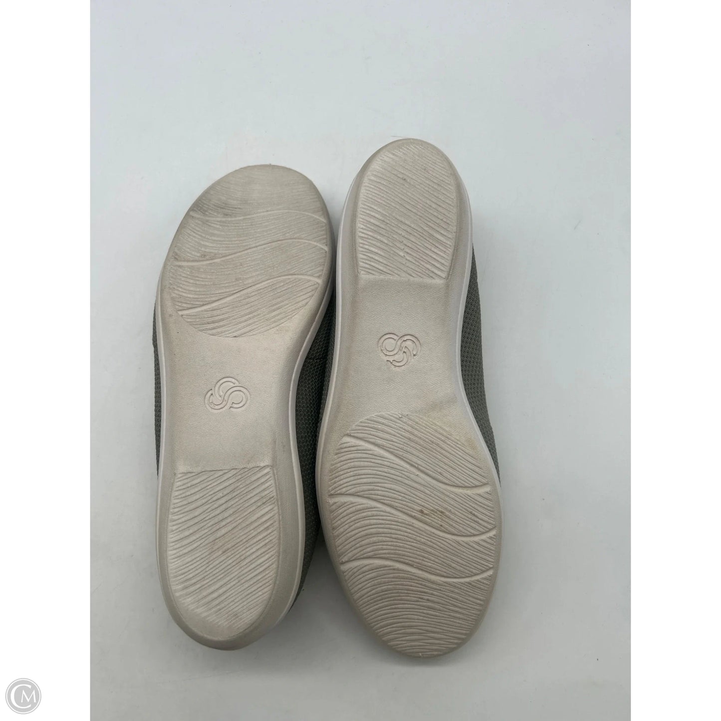 Shoes Flats By Clarks In Green, Size: 8.5