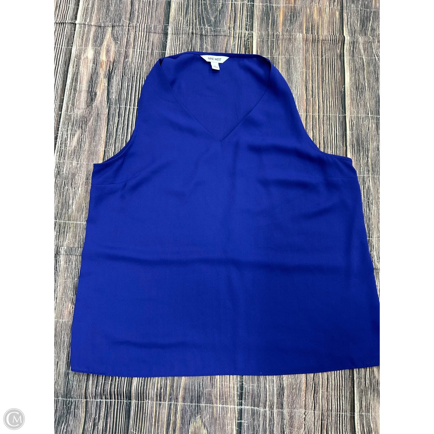 Tank Top By Nine West In Blue, Size: L