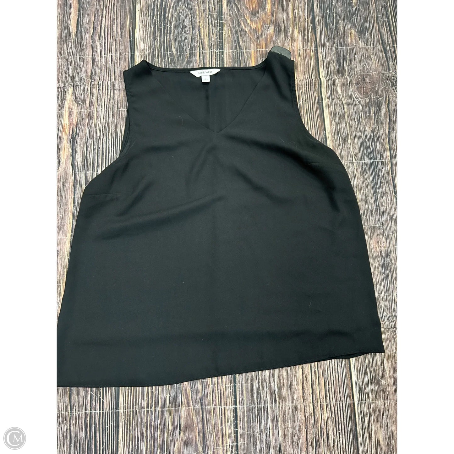 Tank Top By Nine West In Black, Size: L