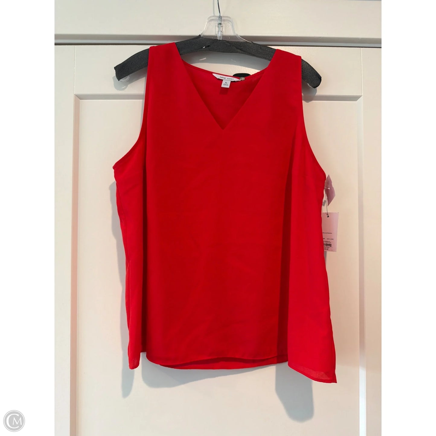Tank Top By Nine West In Orange, Size: Xl