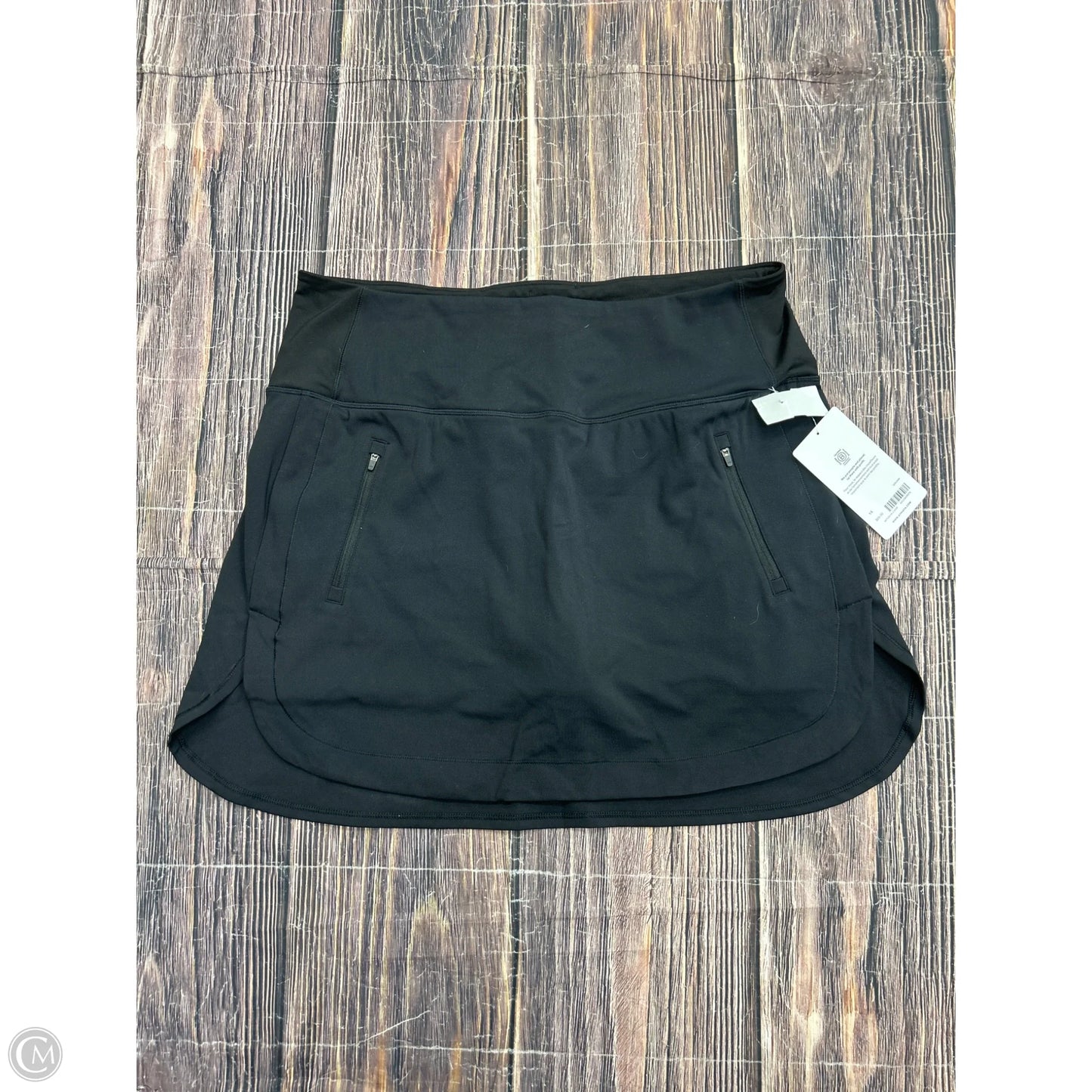 Athletic Skort By Athleta In Black, Size: 1x