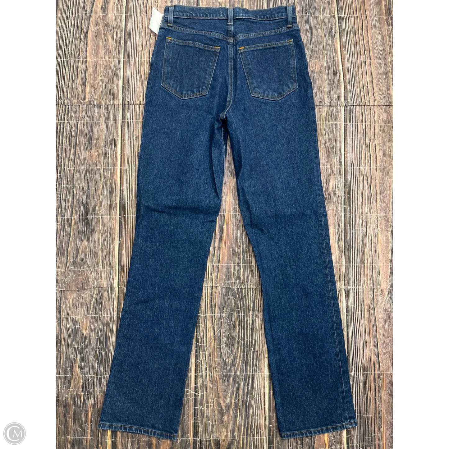 Jeans Straight By Abercrombie And Fitch In Blue Denim, Size: 4l
