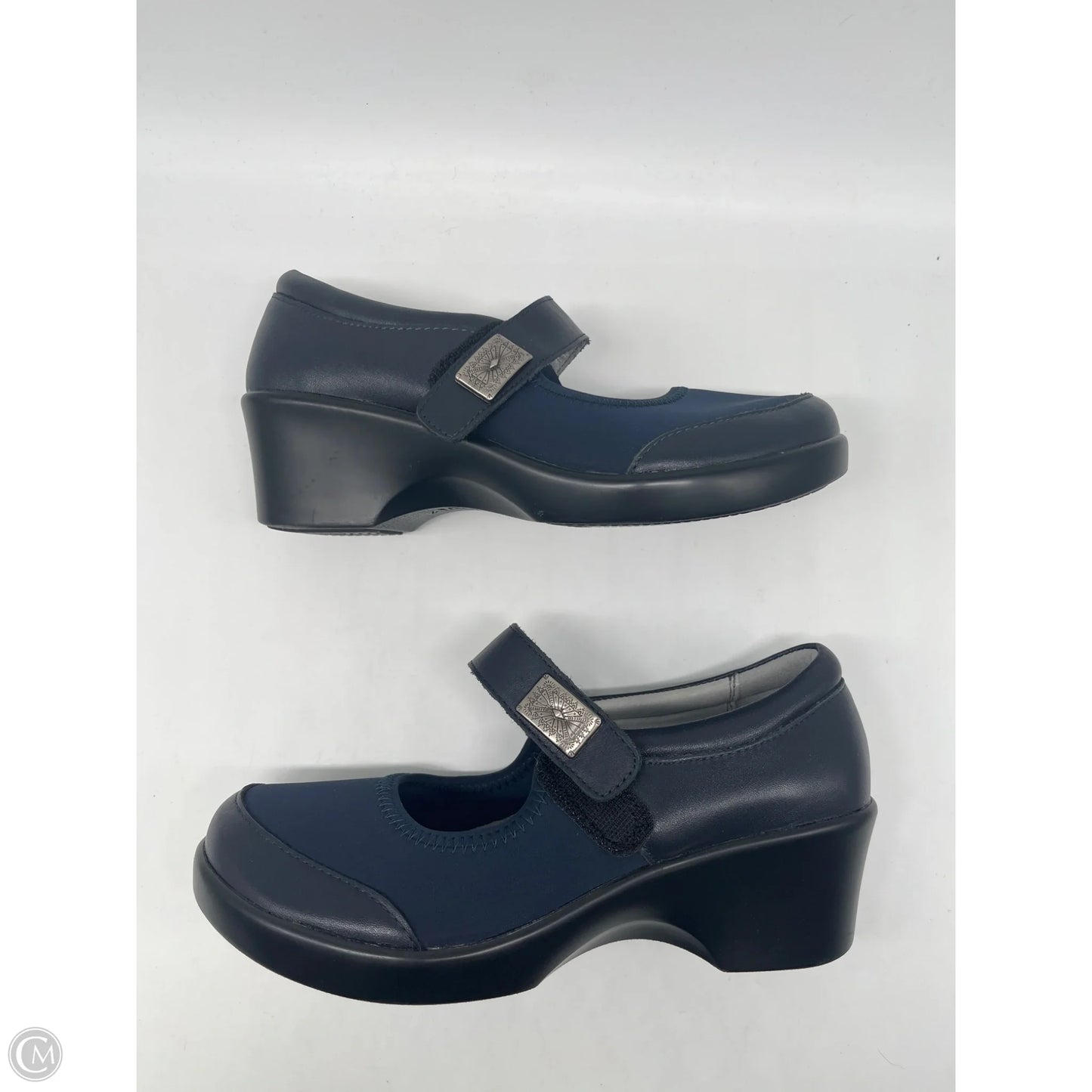 Shoes Heels Wedge By Alegria In Blue, Size: 6.5