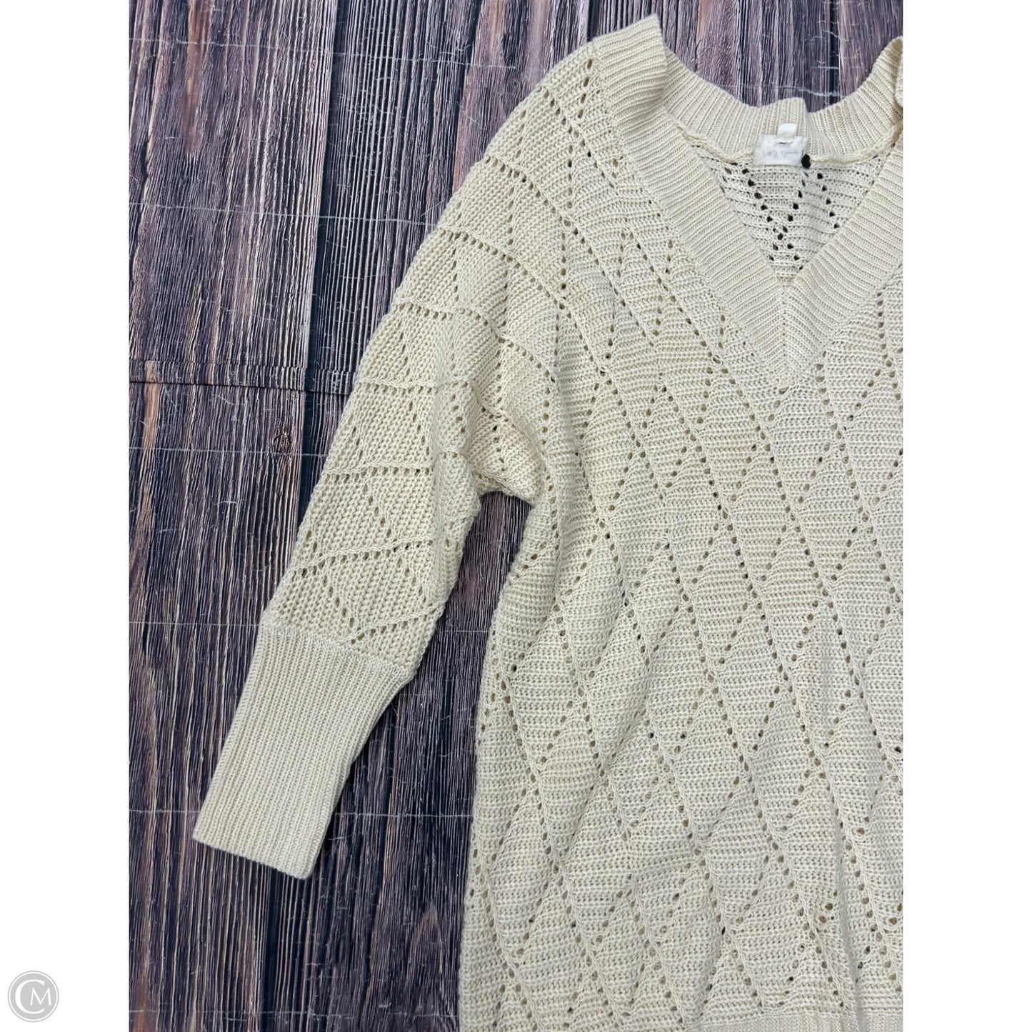 Sweater By 143 Story In Cream, Size: M