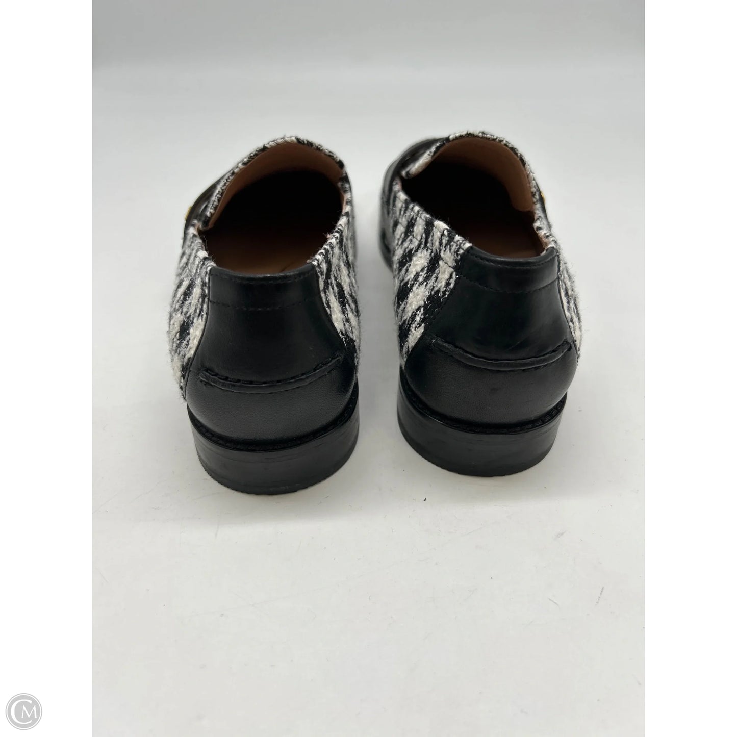 Shoes Flats By Cole-haan In Black & White, Size: 8.5