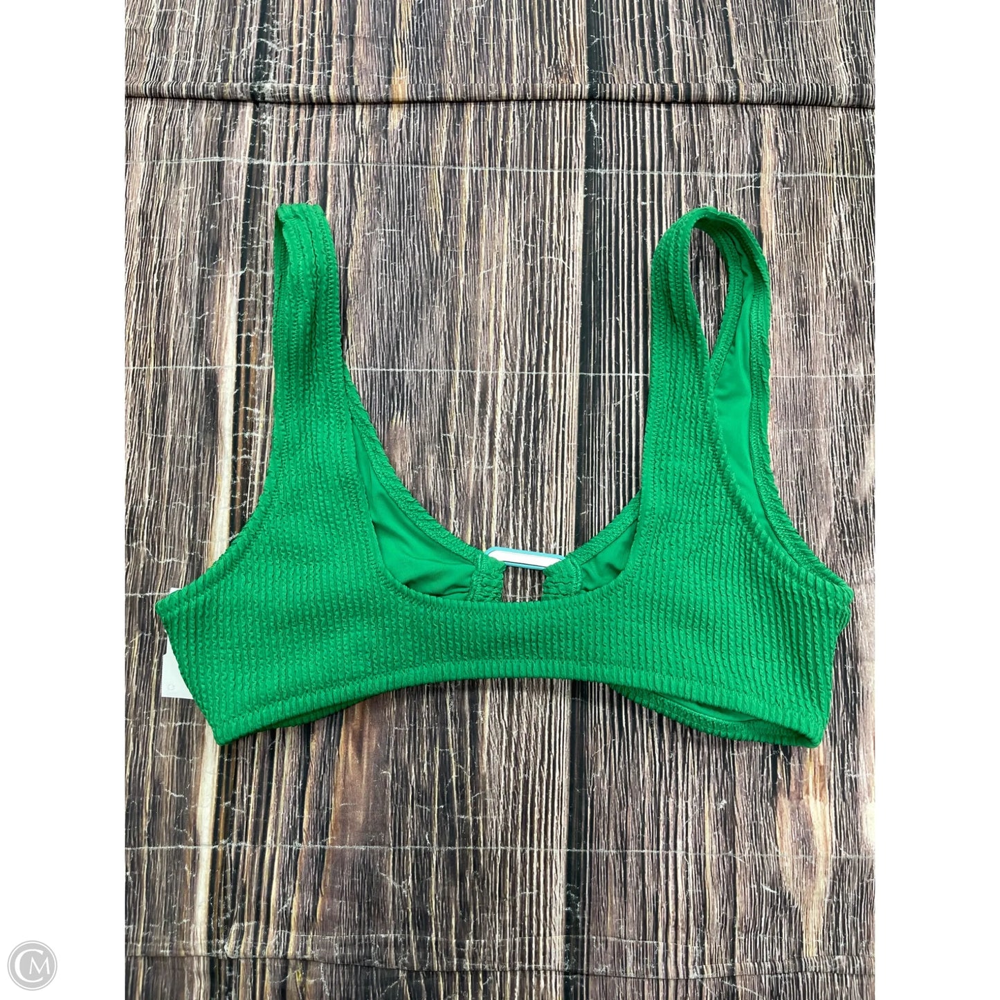 Swimsuit Top By Aerie In Green, Size: L