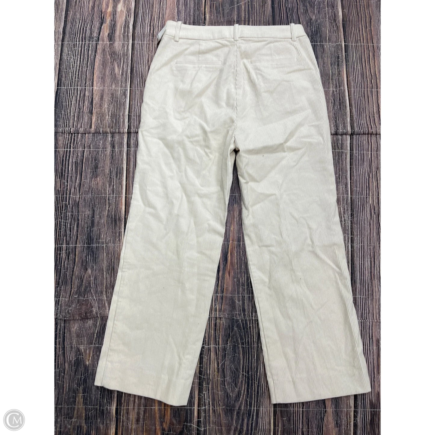 Pants Corduroy By J. Crew In Cream, Size: 10p