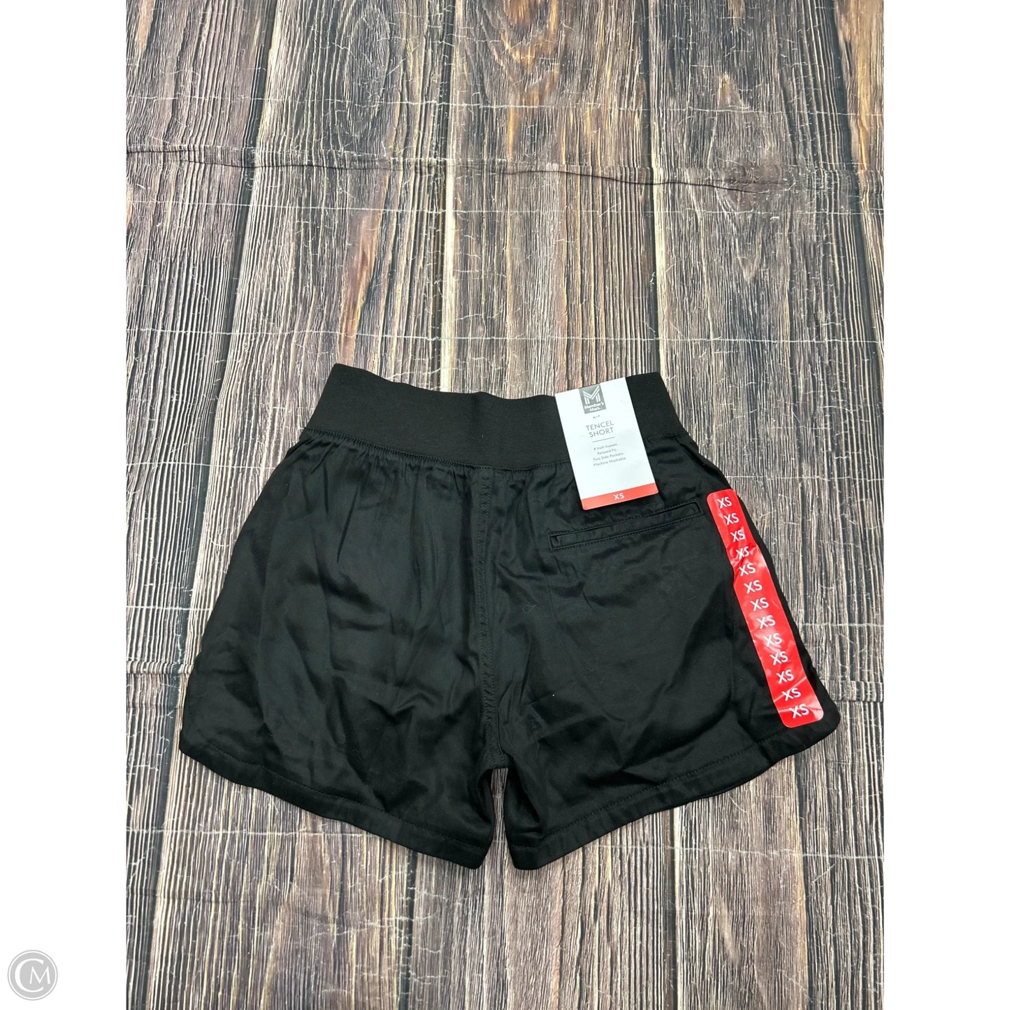 Shorts By Members Mark In Black, Size: Xs