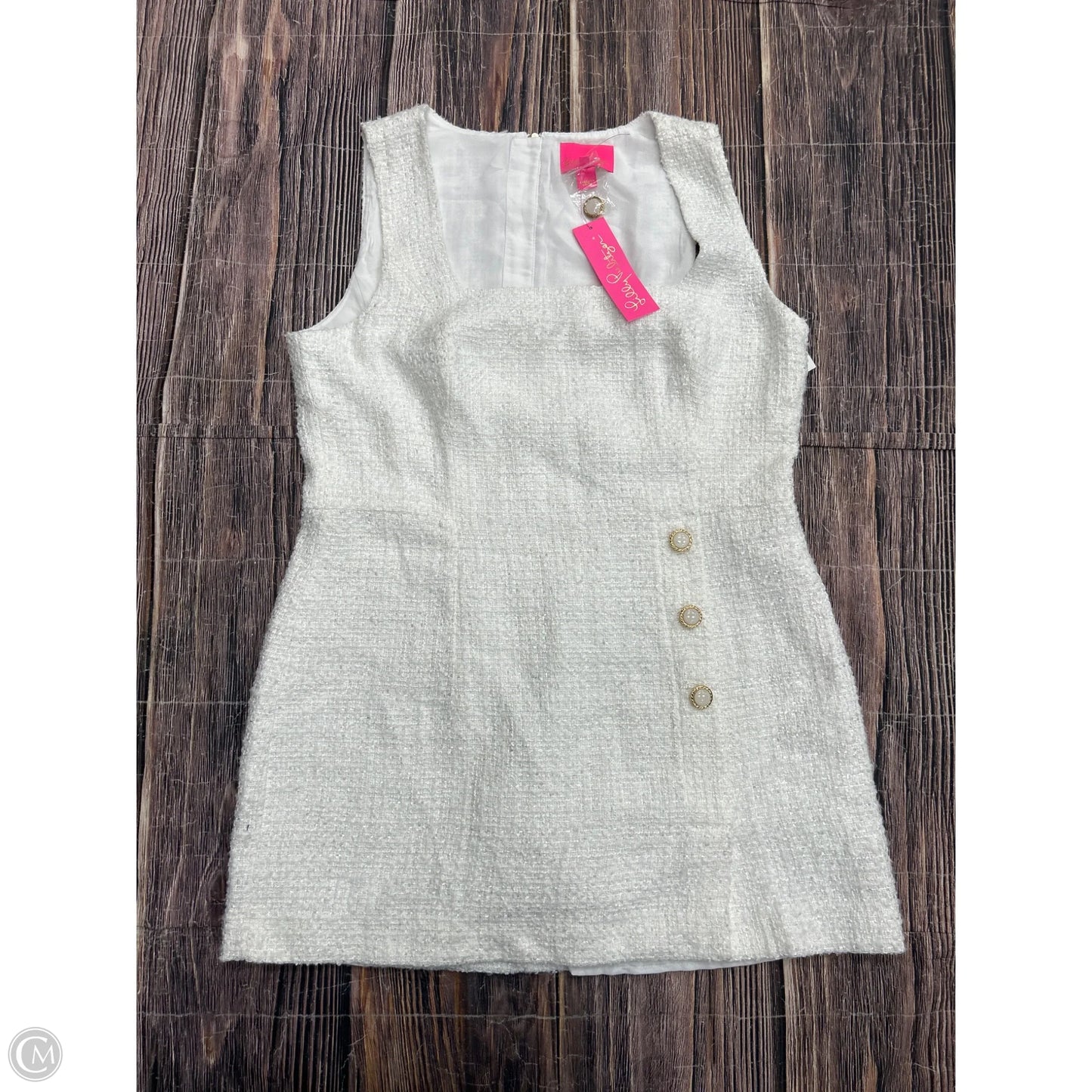 Romper Designer By Lilly Pulitzer In White, Size: 16
