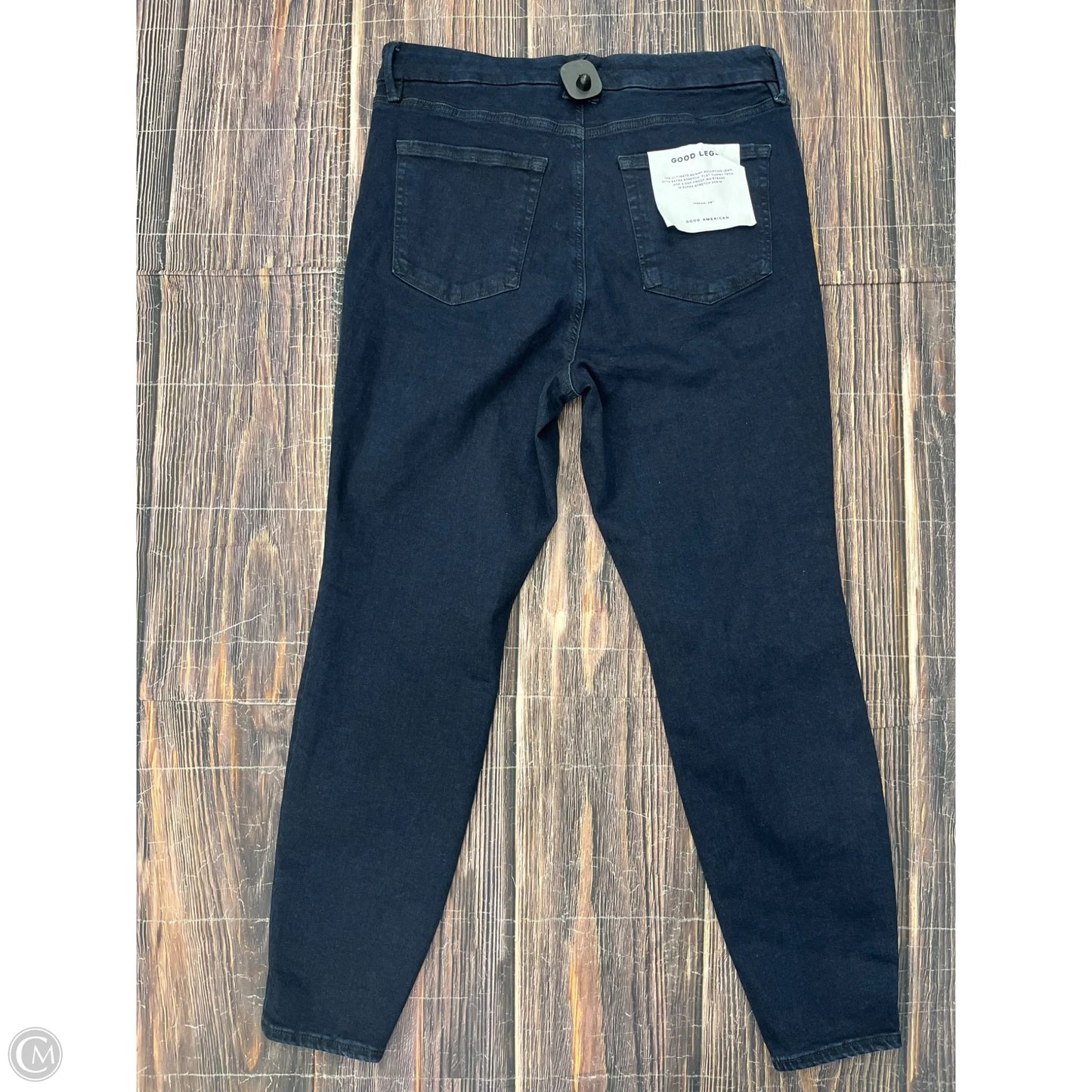 Jeans Skinny By Good American In Blue, Size: 14