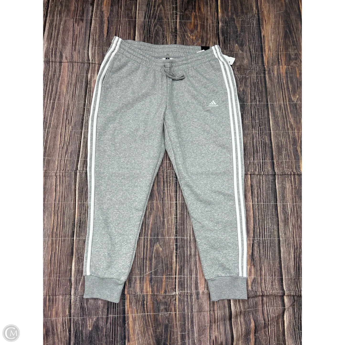 Pants Lounge By Adidas In Grey, Size: 2x