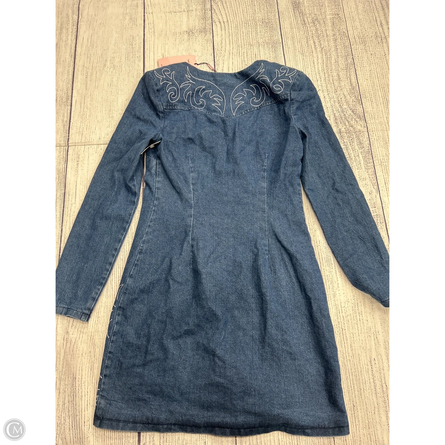 Dress Casual Short By Avec Les Filles In Blue, Size: 4