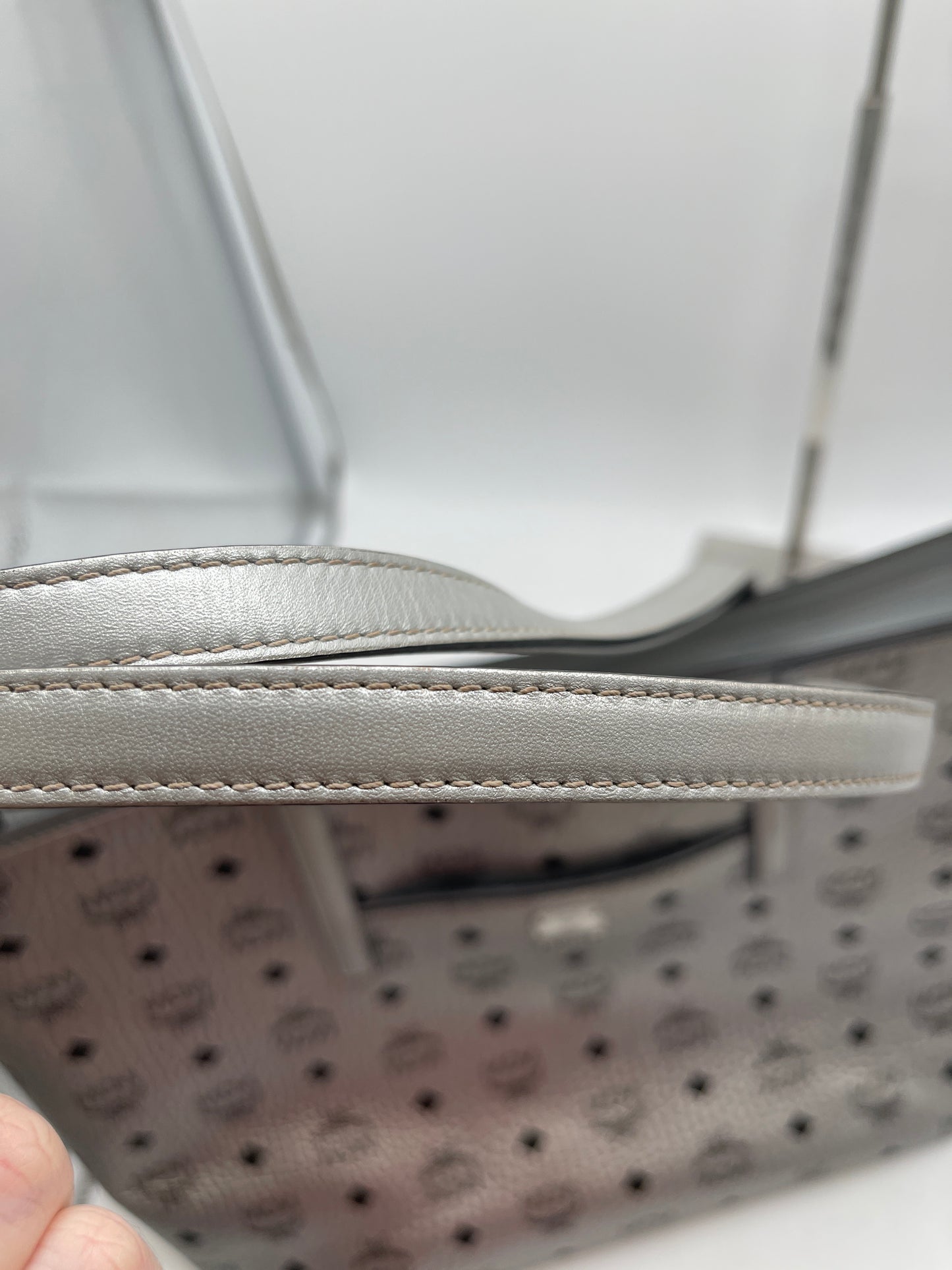 Handbag Luxury Designer By Mcm, Size: Large