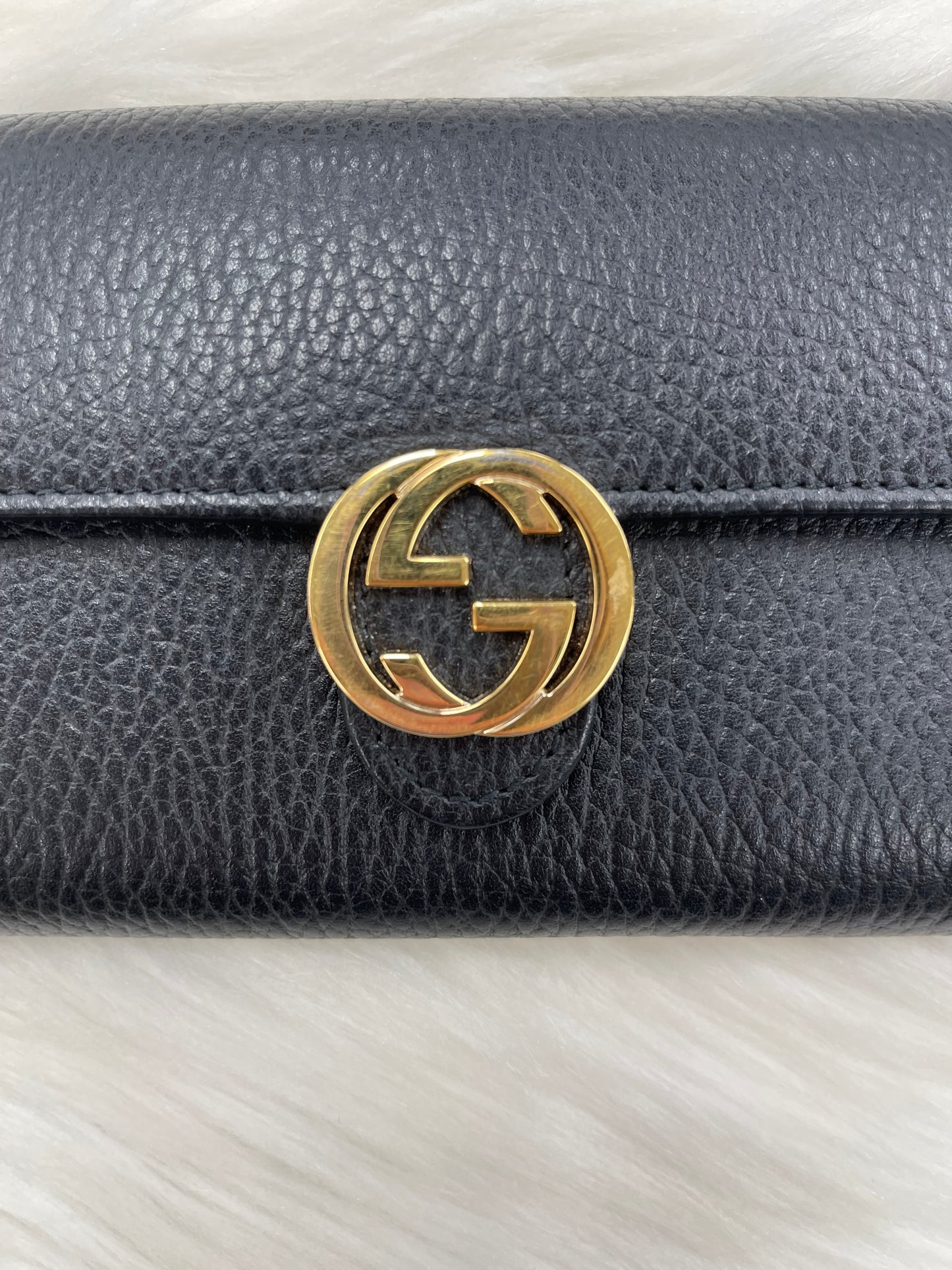 Wallet Luxury Designer By Gucci, Size: Large