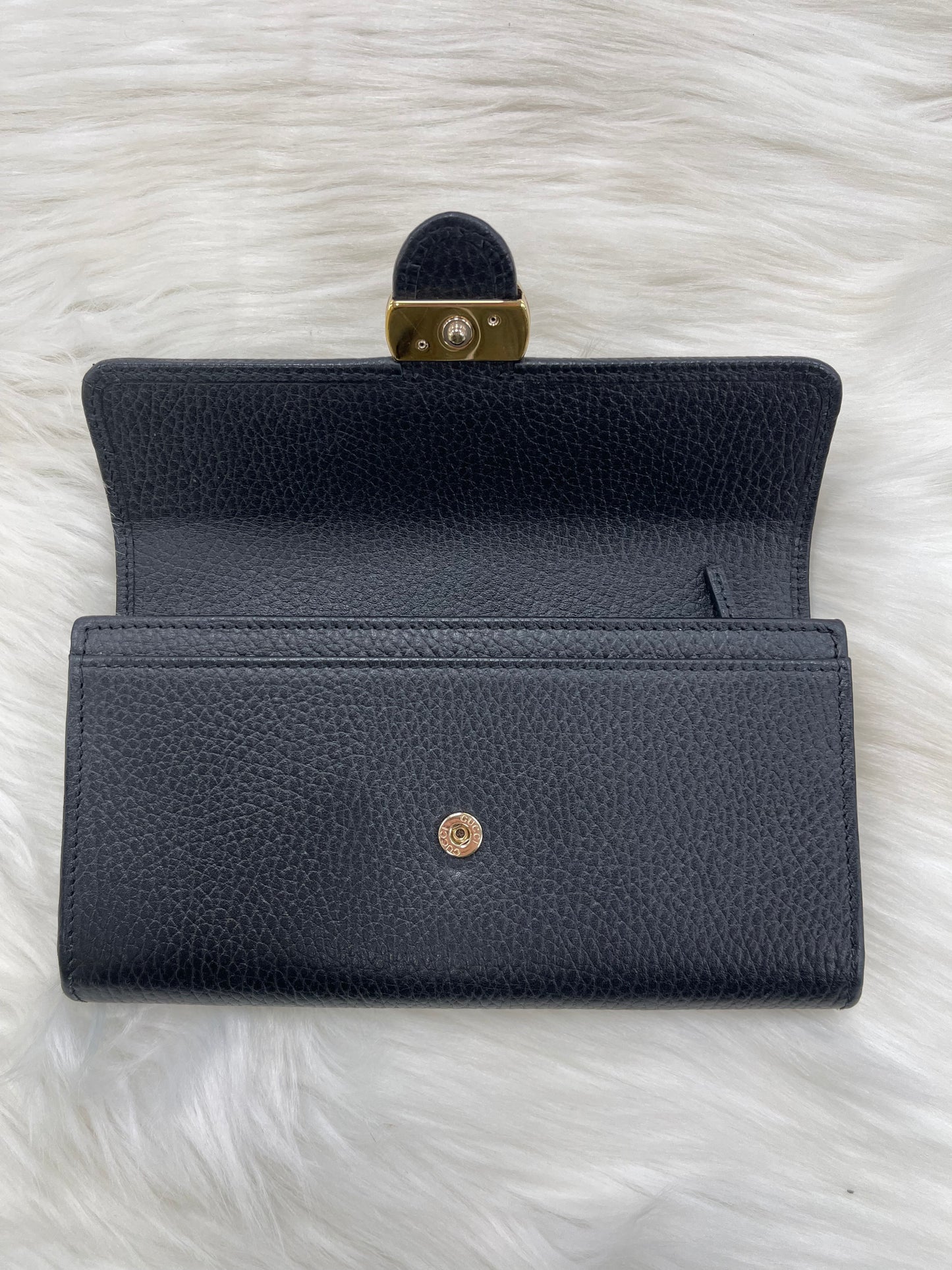 Wallet Luxury Designer By Gucci, Size: Large