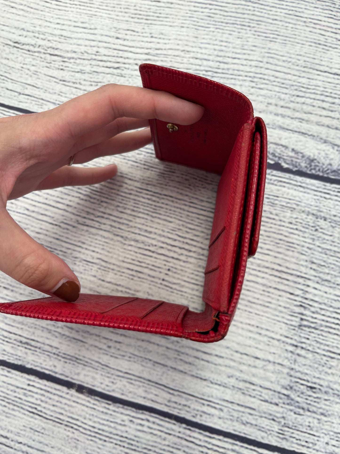 Wallet Luxury Designer By Louis Vuitton, Size: Small