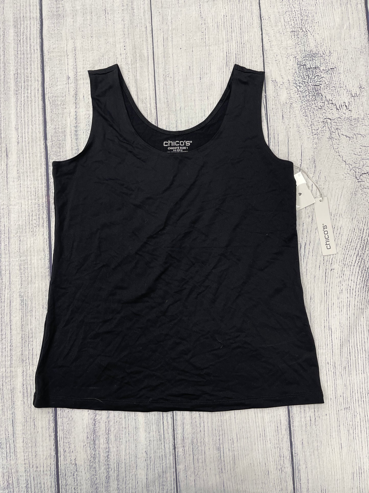 Tank Top By Chicos In Black, Size: M