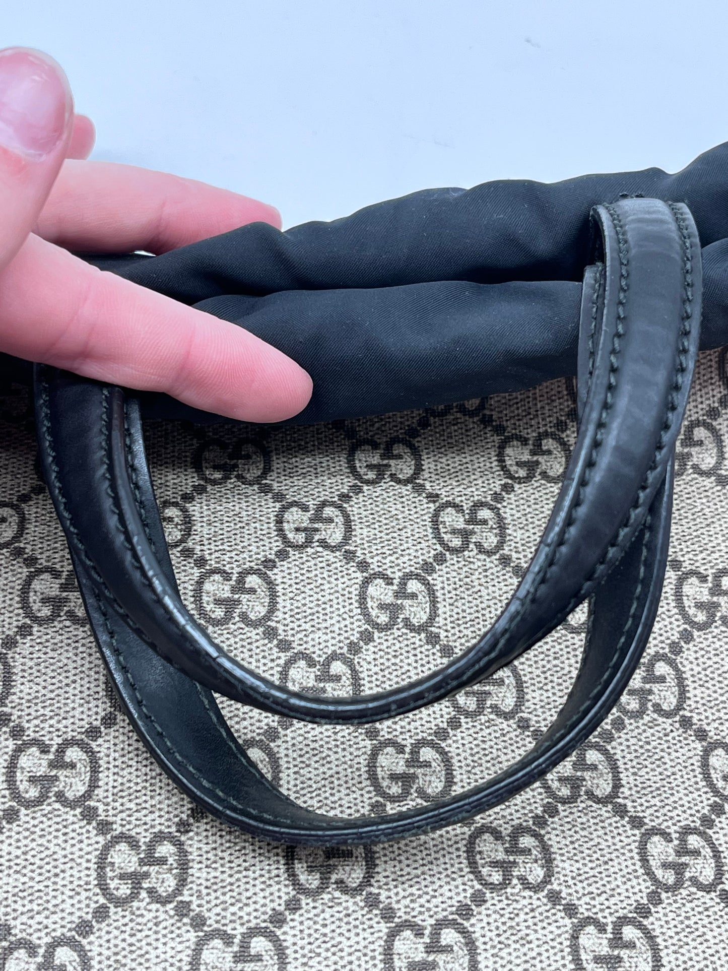 Backpack Luxury Designer By Gucci, Size: Medium