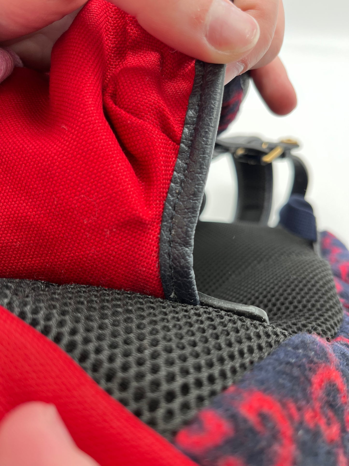 Backpack Luxury Designer By Gucci, Size: Medium