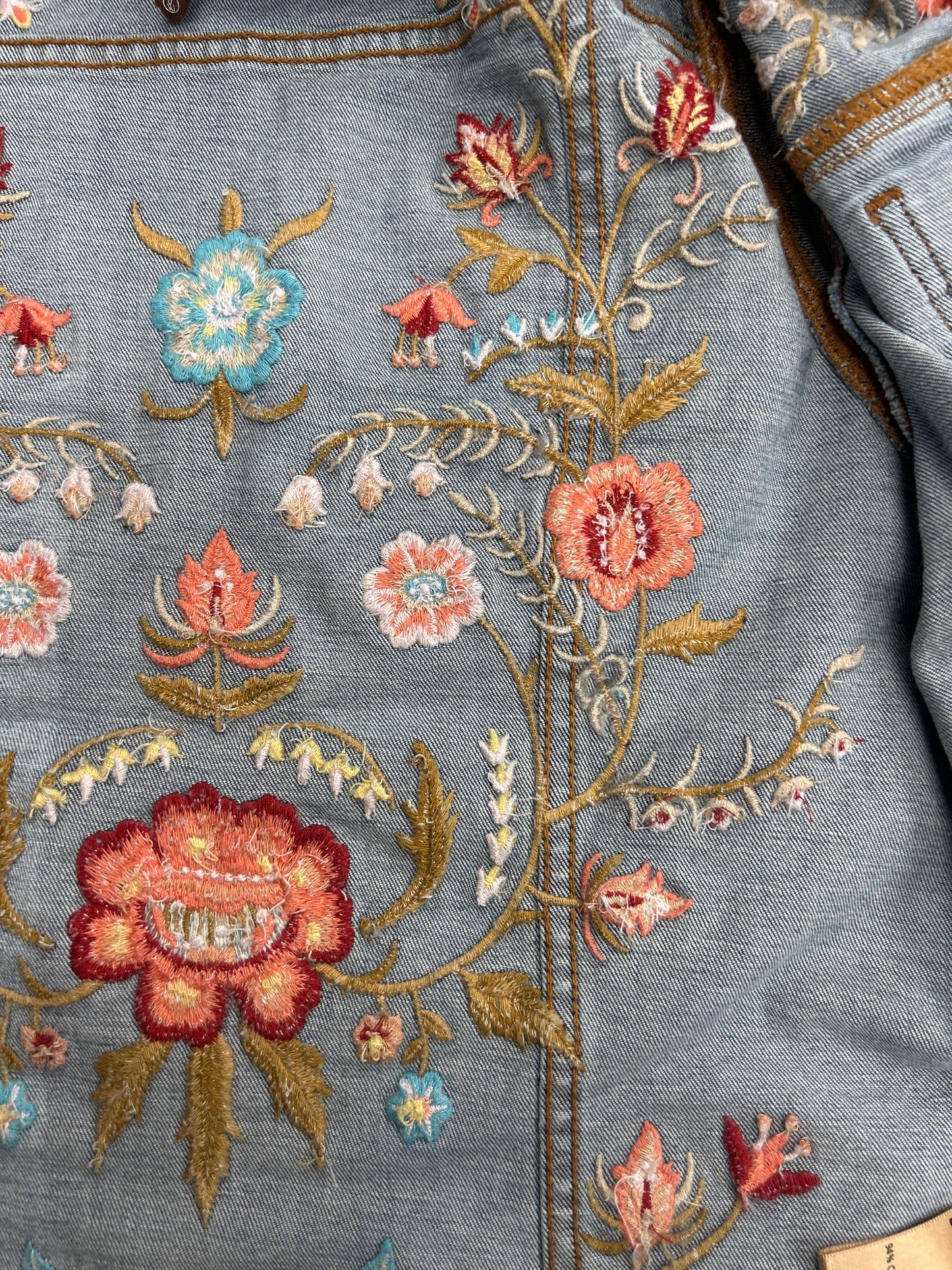 Jacket Denim By Driftwood In Blue Denim, Size: M