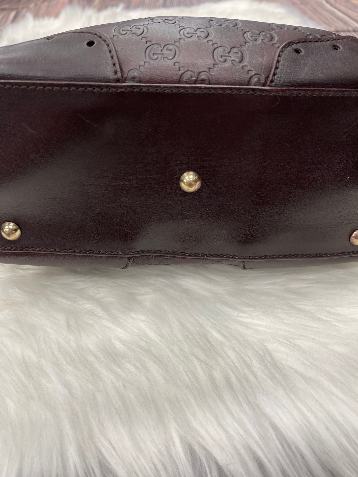 Handbag Luxury Designer By Gucci, Size: Large