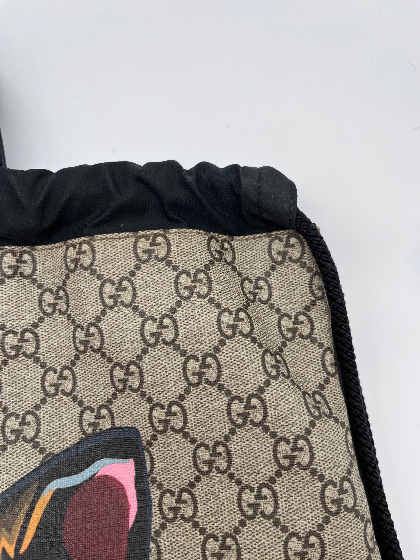 Backpack Luxury Designer By Gucci, Size: Medium
