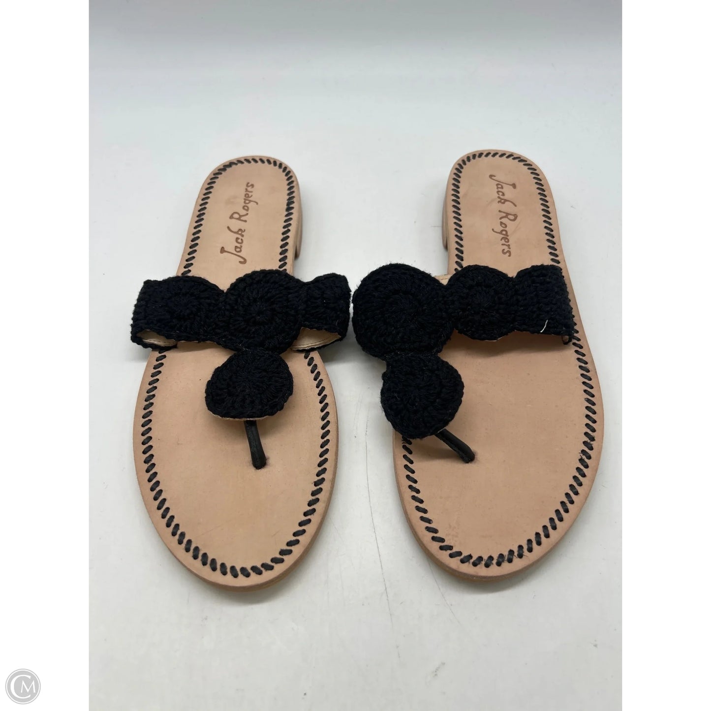 Sandals Flats By Jack Rogers In Black, Size: 10