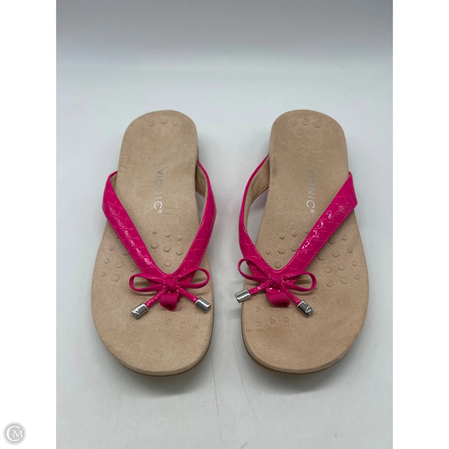 Sandals Flip Flops By Vionic In Pink, Size: 10