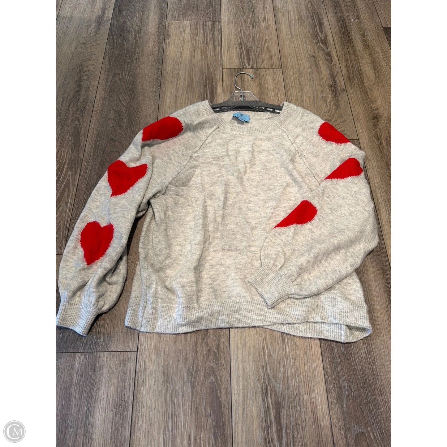 Sweater By Cece In Grey, Size: L