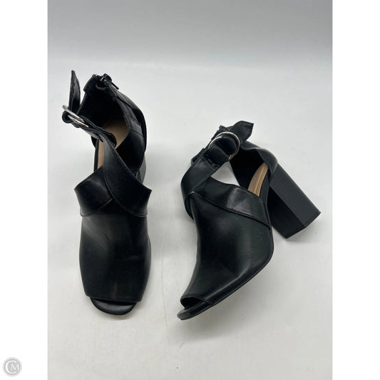 Sandals Heels Block By Apt 9 In Black, Size: 8.5
