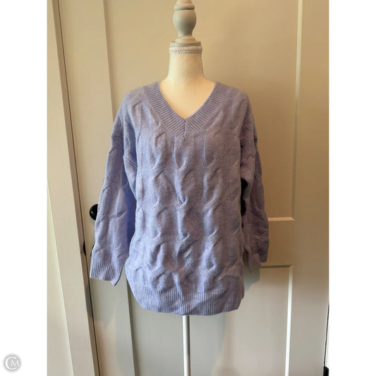 Sweater By Dreamers In Purple, Size: M