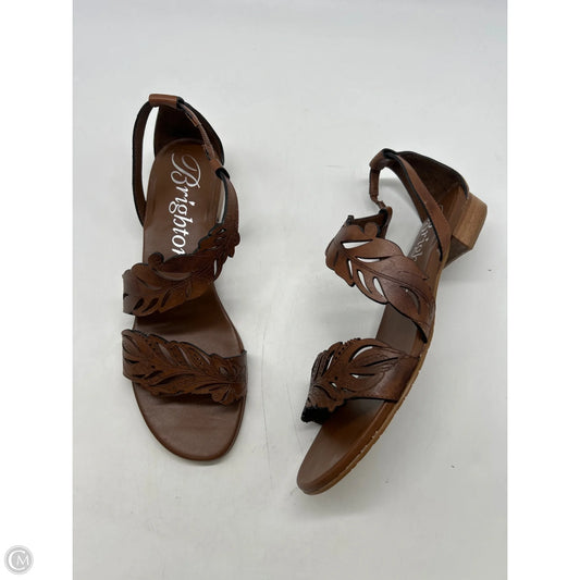 Sandals Flats By Brighton In Brown, Size: 7.5
