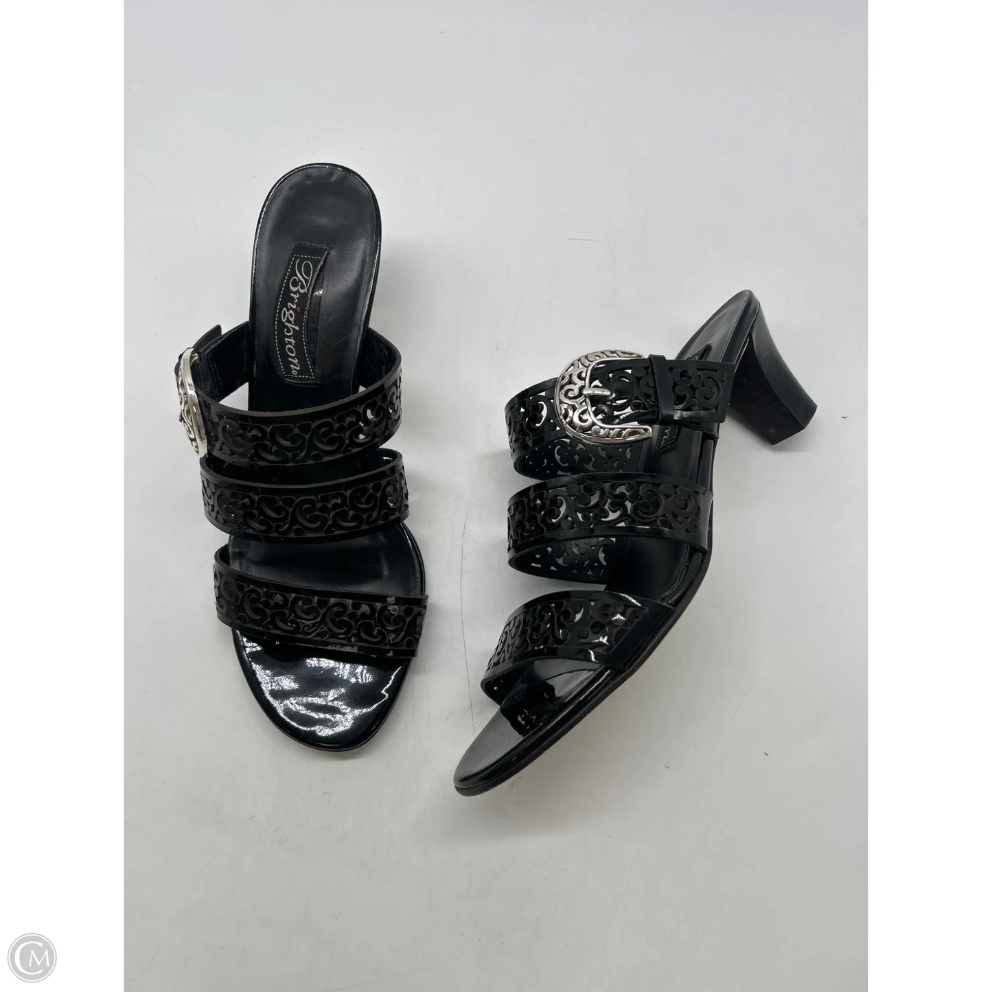 Sandals Heels Block By Brighton In Black, Size: 8