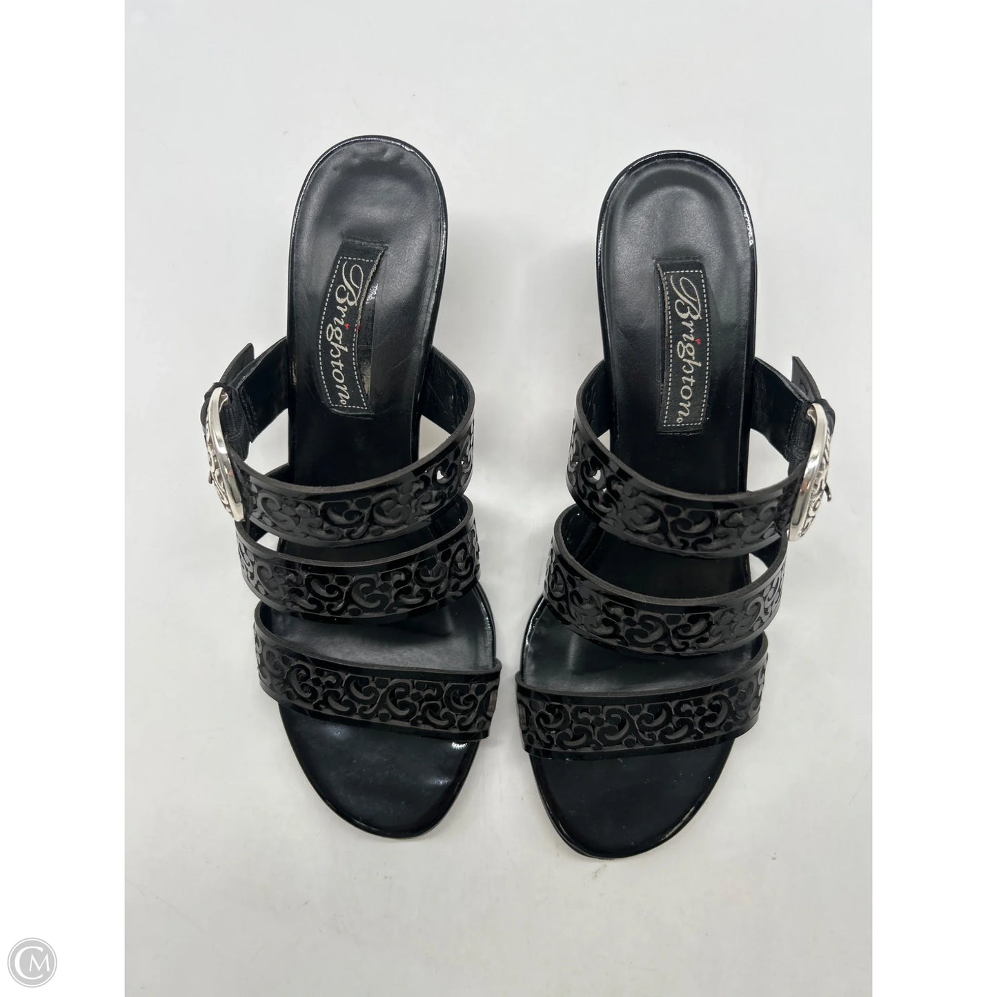 Sandals Heels Block By Brighton In Black, Size: 8