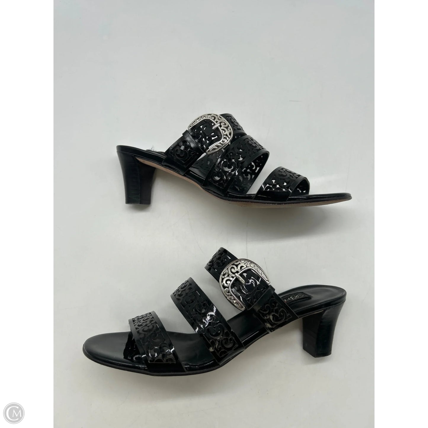 Sandals Heels Block By Brighton In Black, Size: 8