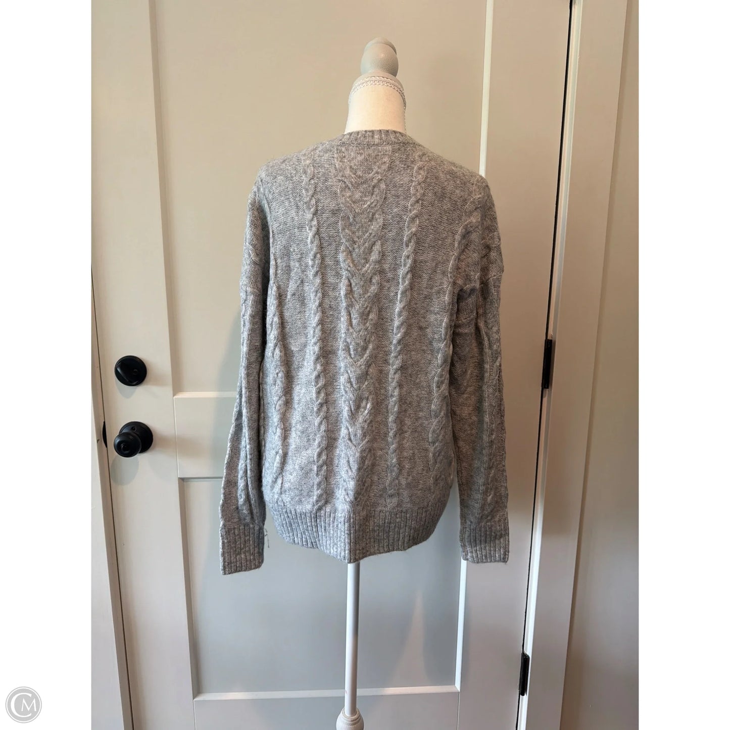 Sweater By Loft In Grey, Size: M
