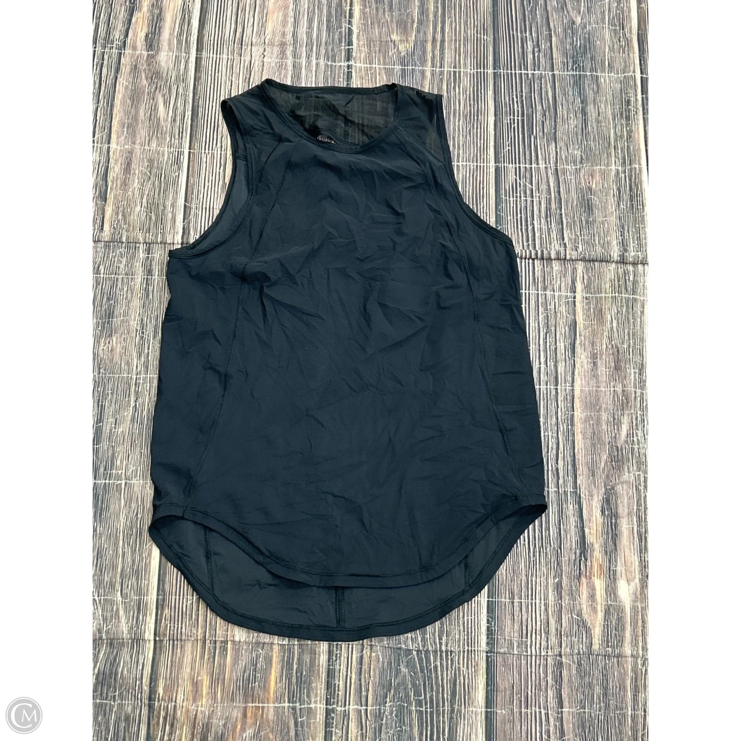 Athletic Tank Top By Lululemon In Black, Size: M