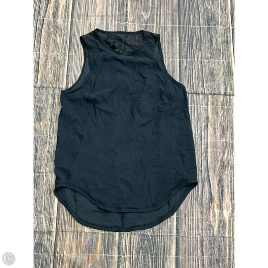 Athletic Tank Top By Lululemon In Black, Size: M