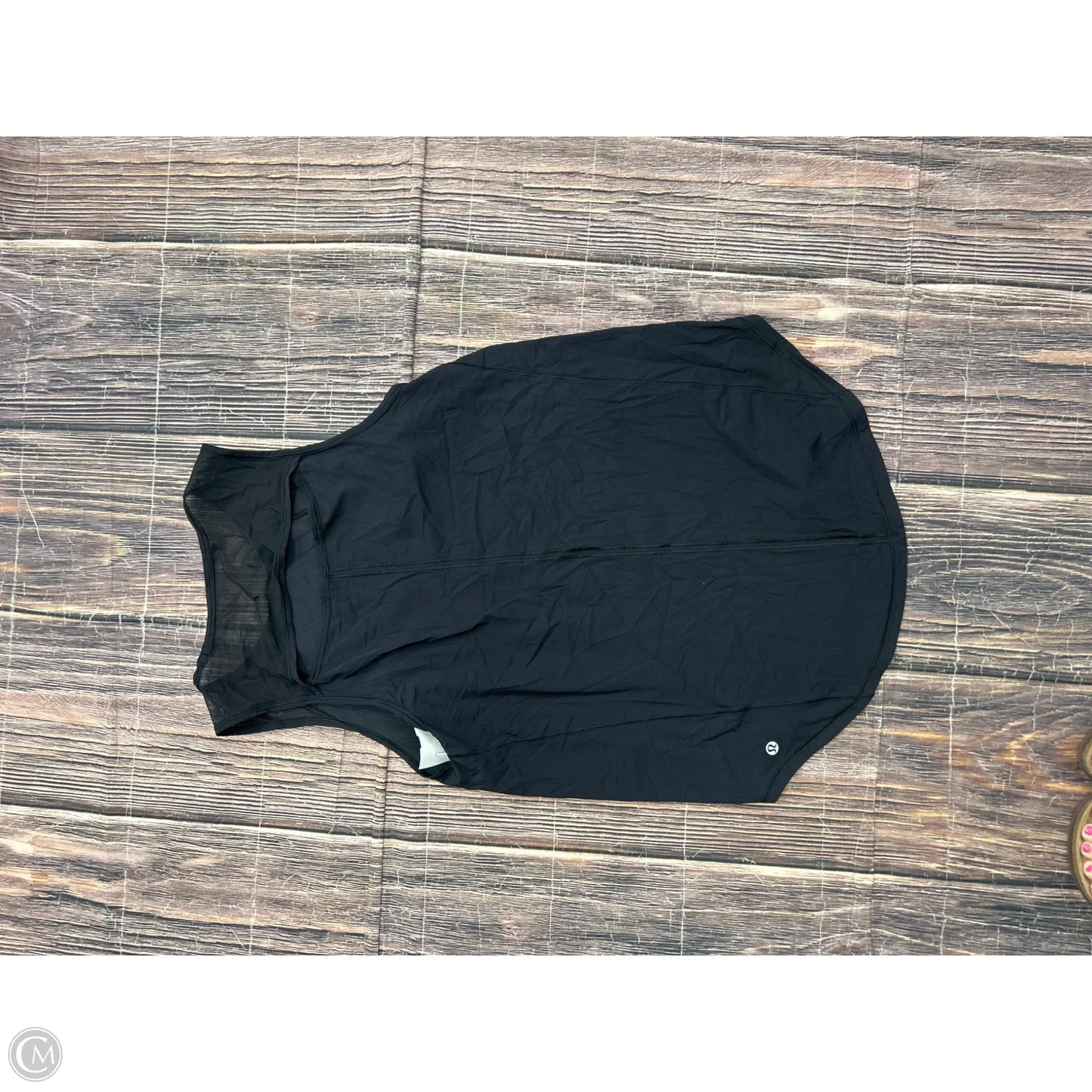 Athletic Tank Top By Lululemon In Black, Size: M